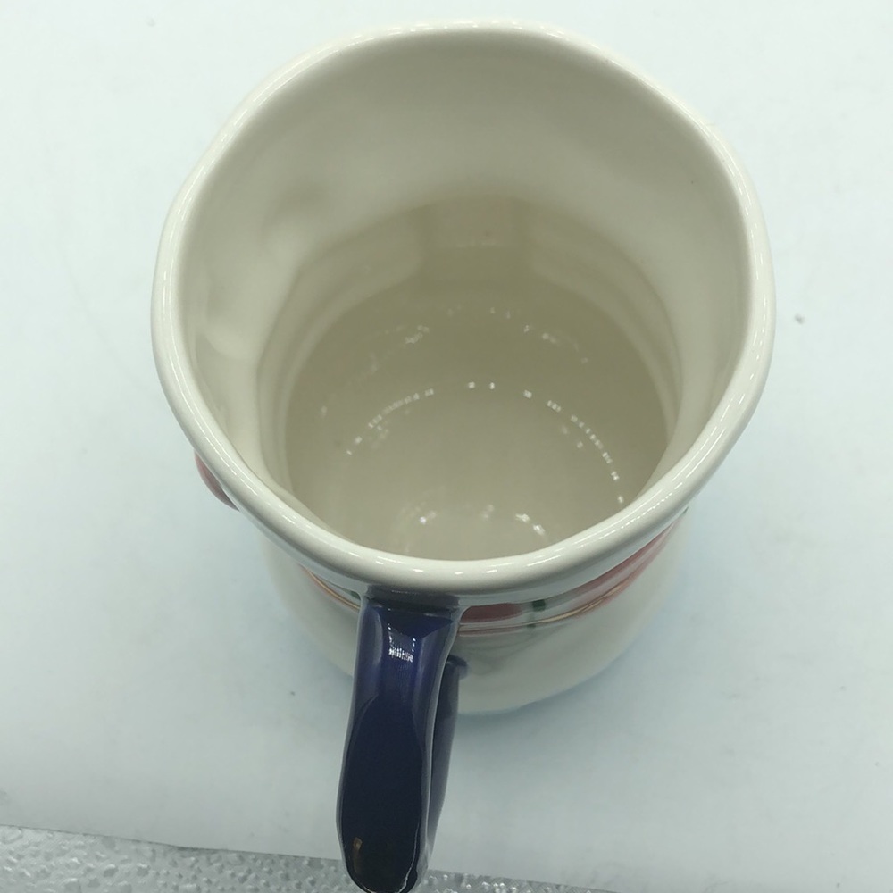 Anthropologie BIRCANFOX Joyeux Noel Snowman Mug 18oz Coffee Latte Cocoa - Picture 10 of 12